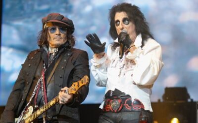 Johnny Depp rocks with his Hollywood Vampires band in epic new London O2 footage | Music | Entertainment
