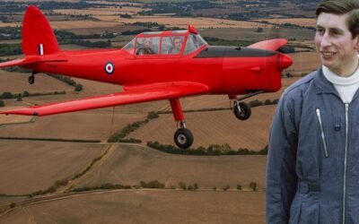 The plane King Charles took his first solo flight in still flying now | Books | Entertainment