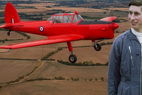 The plane King Charles took his first solo flight in still flying now | Books | Entertainment