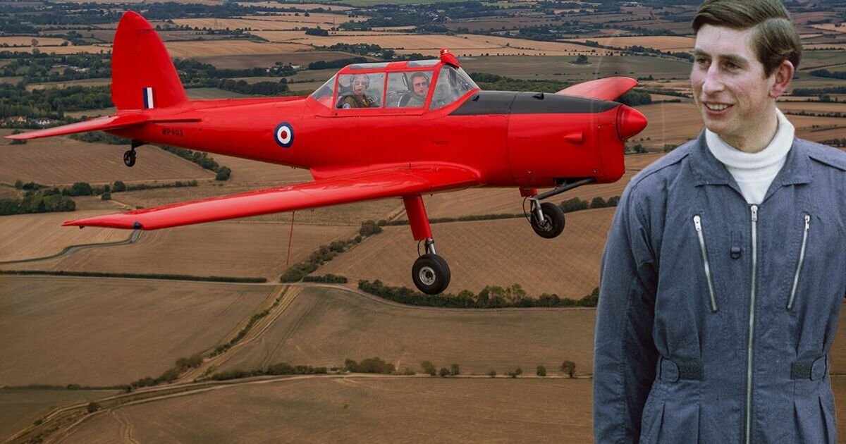 The plane King Charles took his first solo flight in still flying now | Books | Entertainment