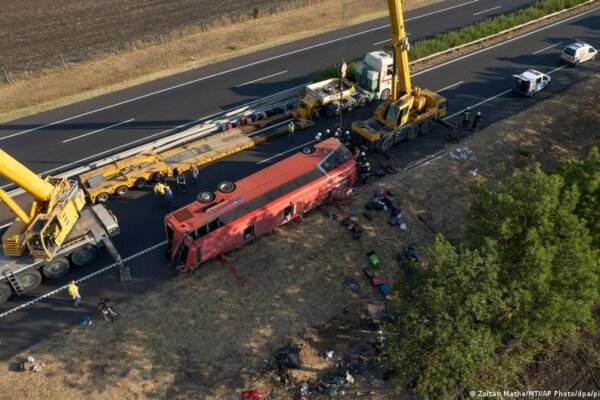 Bus crash in Hungary kills at least 12