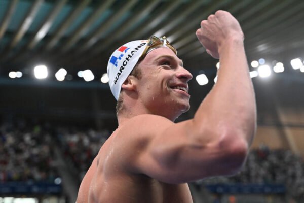 French swimmer Léon Marchand wins gold in Euros 400m freestyle