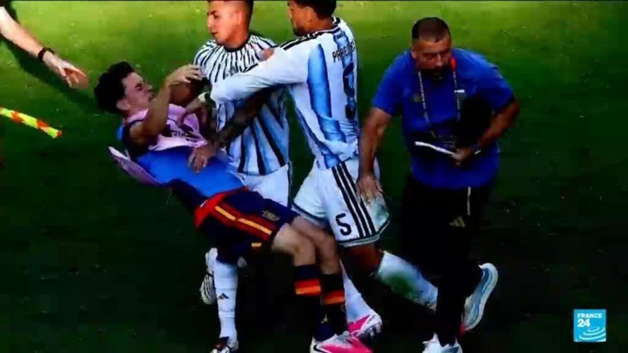 FIFA sanctions Argentina over brawl at World Cup final game