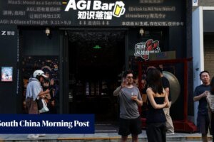 Not a token effort: beer meets artificial intelligence at bar in China’s capital