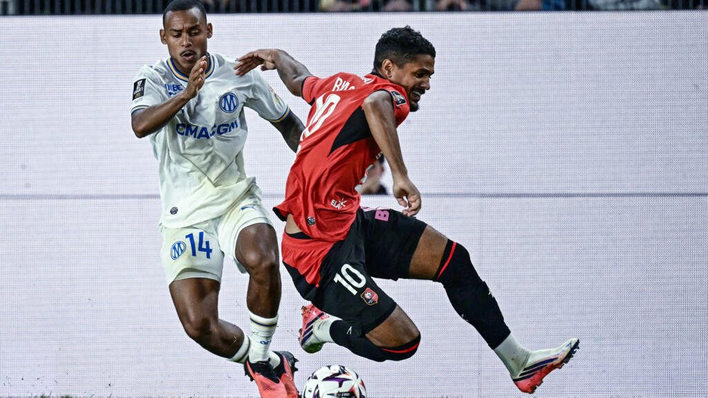 Rennes beat Olympique de Marseille to seize top spot in Ligue 1