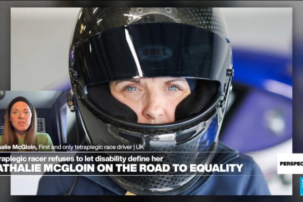 World's only female tetraplegic racing driver on 'making the most' of what she's got
