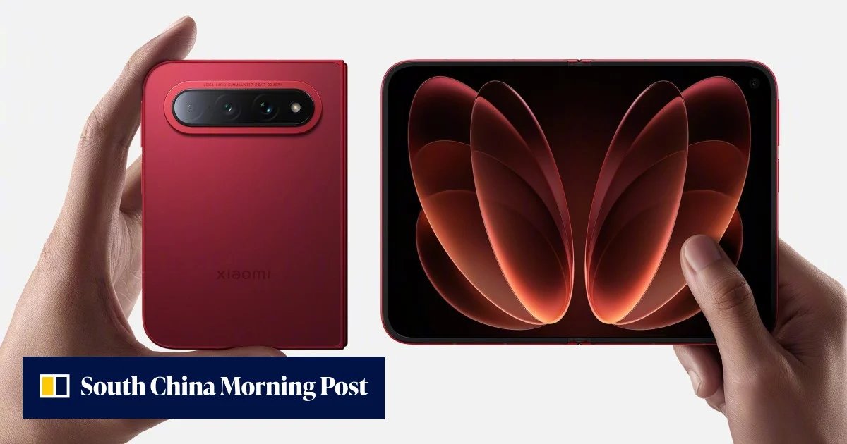 China’s Xiaomi unveils folding phone with home-grown chip as it takes on Apple, Huawei