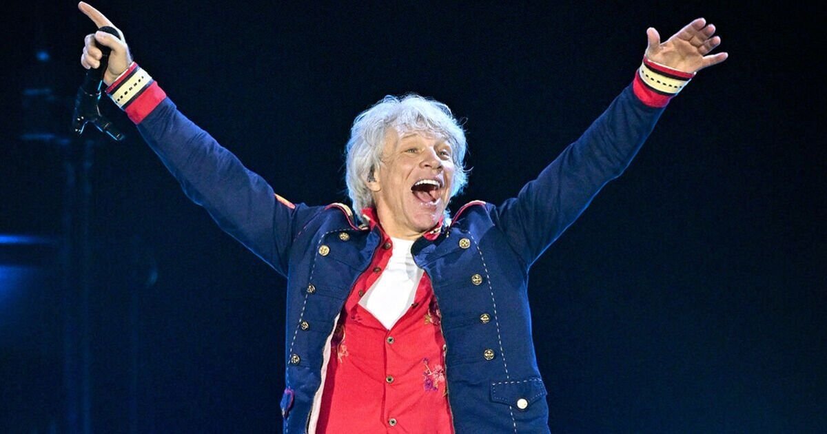Bon Jovi perform Livin’ on a Prayer at Wembley Stadium in new concert footage | Music | Entertainment