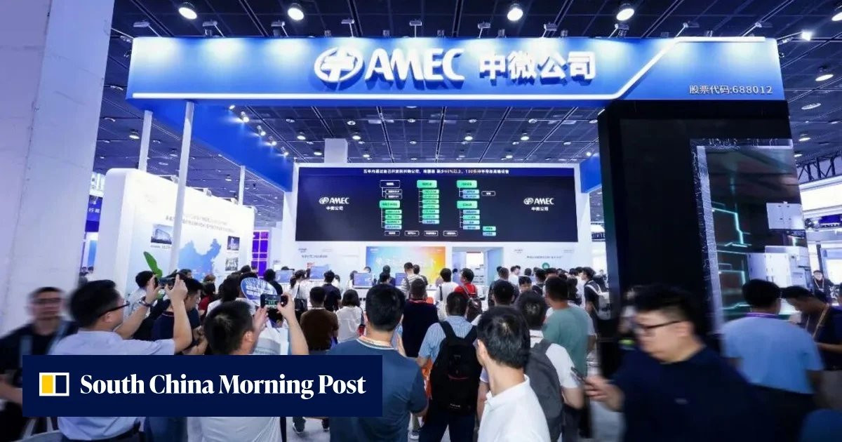 China’s AMEC unveils 6 chip-making machines in 1 day to speed self-reliance