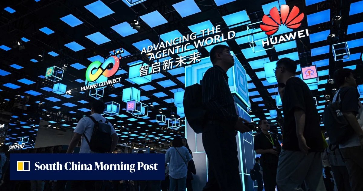 China to see major shift to Huawei for AI model training in 2027: rotating chair