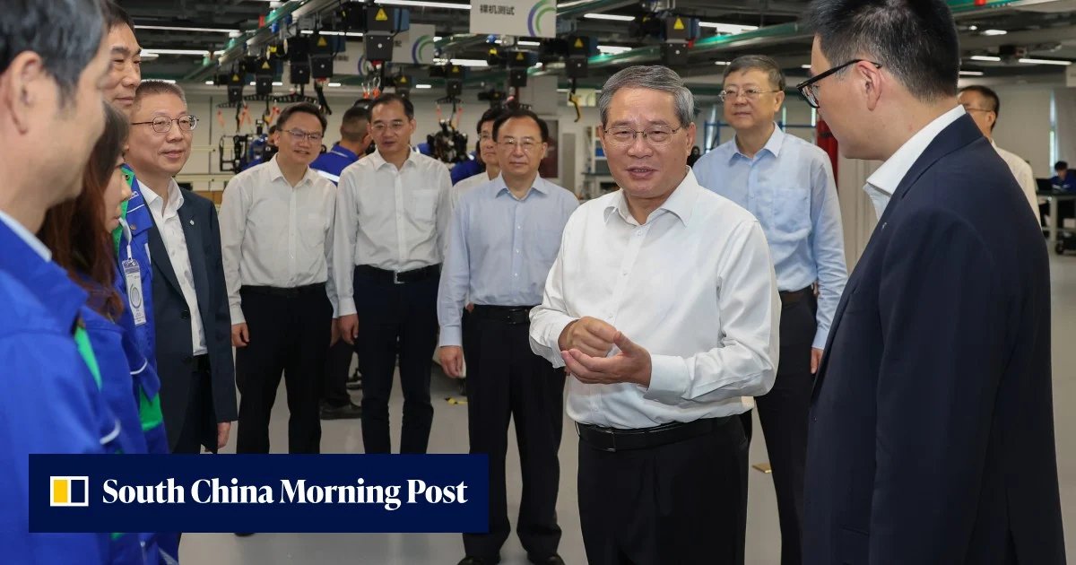 China’s Premier Li Qiang calls for harnessing AI to propel manufacturing advances