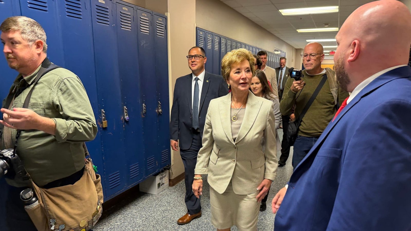 Education Secretary Linda McMahon defends budget cuts during Minnesota visit