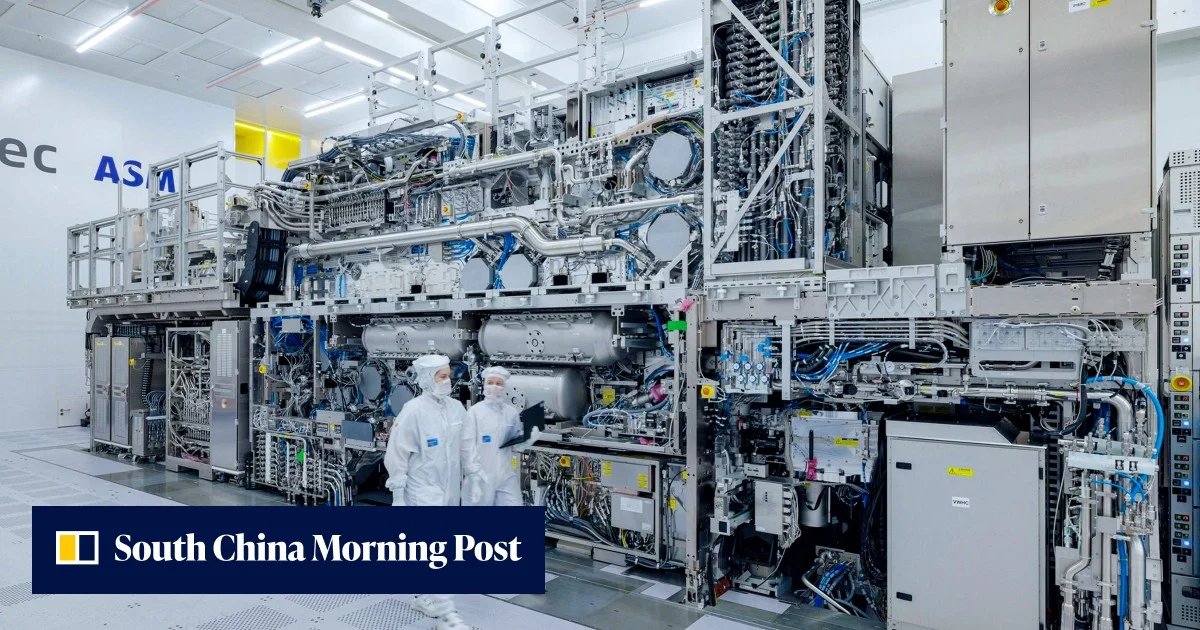 ASML’s chip equipment sales to China soar 109% despite US export curb push