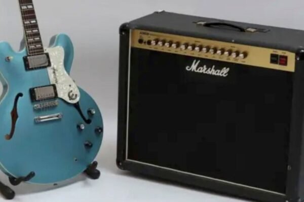 Oasis star Noel Gallagher’s Man City blue guitar sells for huge price | Music | Entertainment