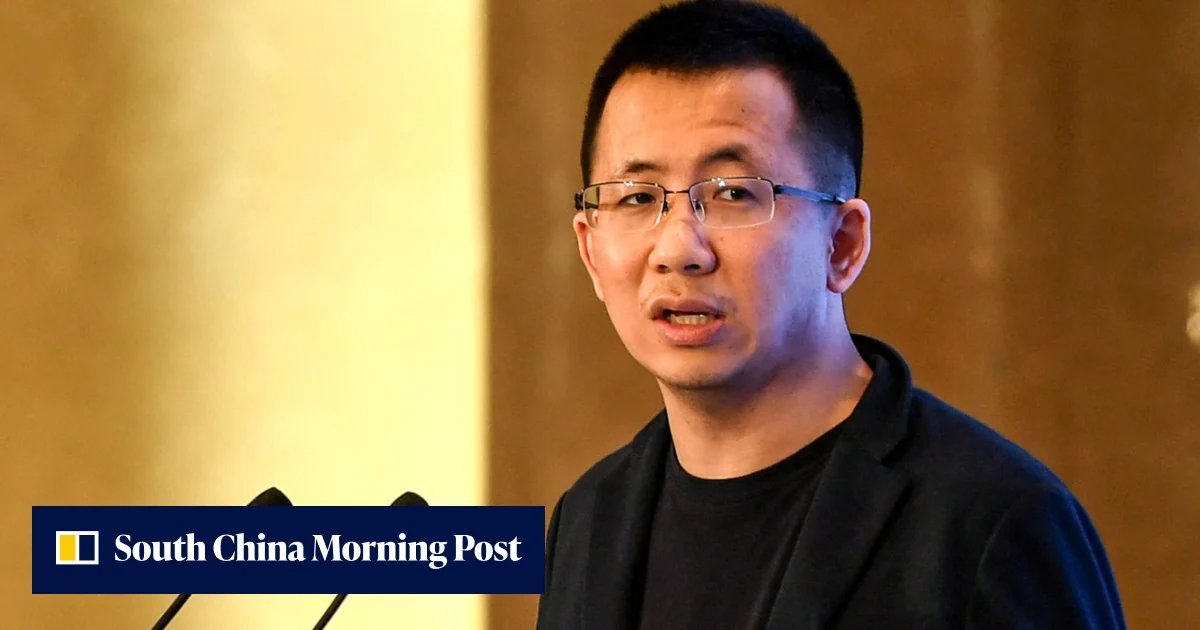 ByteDance’s Zhang Yiming tops China rich list with US.7 billion as AI fuels fortunes