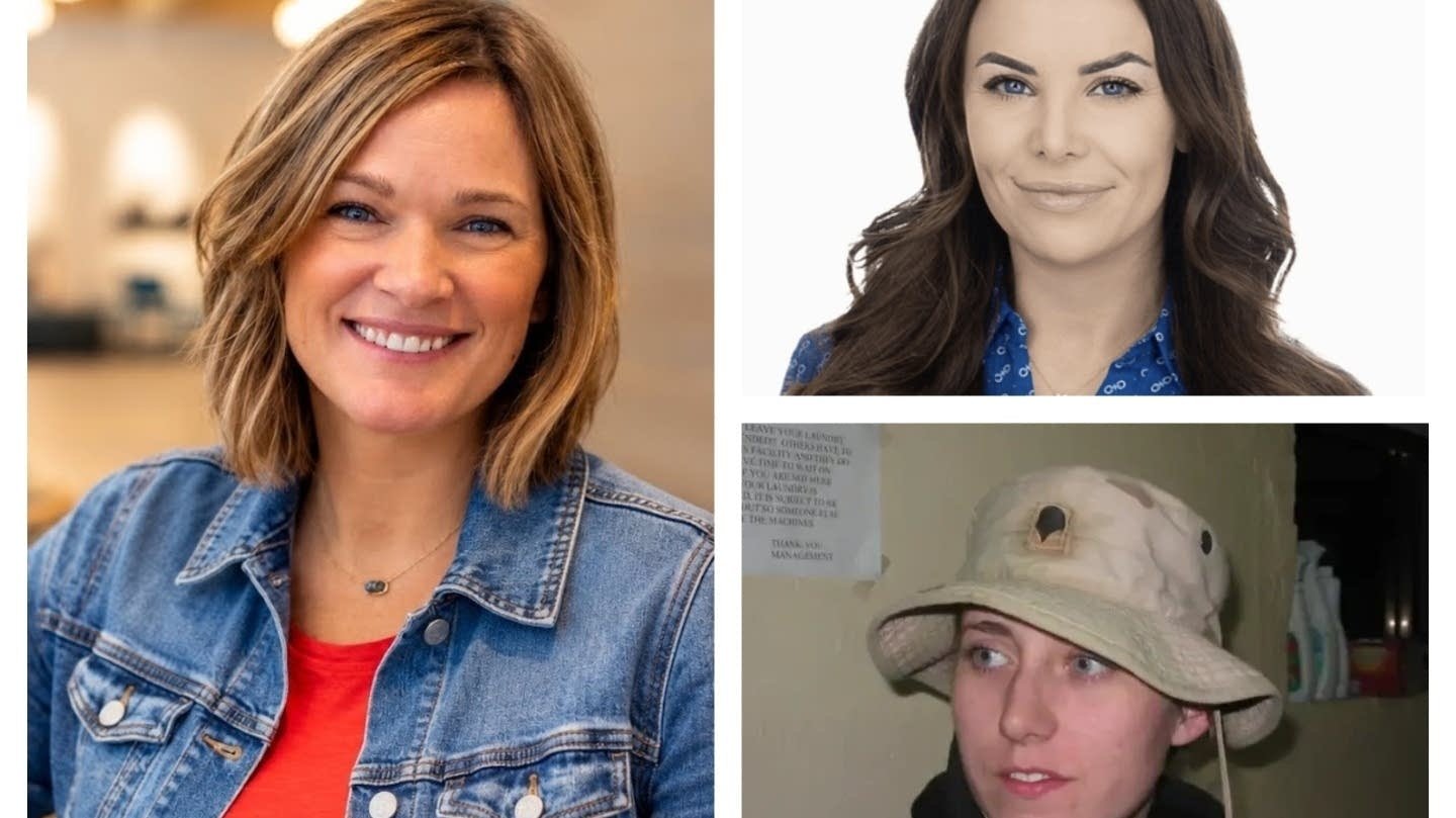 Libertarian Rebecca Whiting, independent Marisa Simonetti and write-in Senate candidate Alycia Gruenhagen